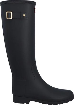 Hunter Stivali Wellington alti Refined con finiture dorate - - Shoes - Donna - Nero - 40 EU