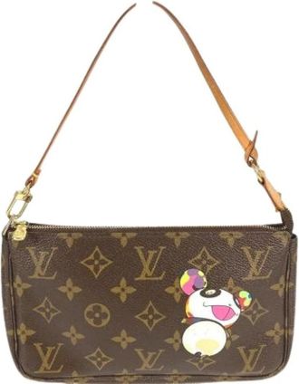 Louis Vuitton Pre-owned Mini Bags, female, Brown, Size: ONE SIZE Pre-owned Canvas Mini Bag