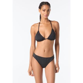 Michael Kors String Bikini Top in 001-Black at Nordstrom, Size Medium