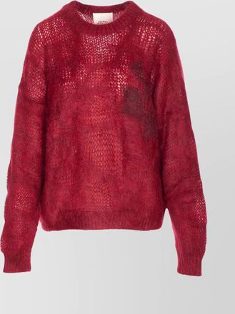 Isabel Marant mohair open-knit crewneck jumper
