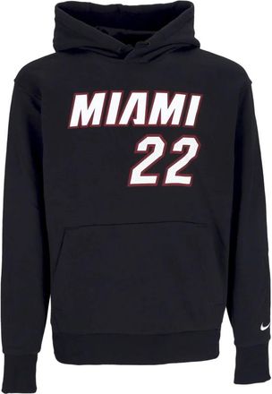 Nike Fleece Hoodie No 22 - Heren - Sportshirts - Zwart - M - Katoen - Fitness