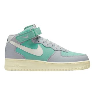 Nike Fitness, Heren, Veelkleurig, 47 EU, Leer, Air Force 1 Mid LX Grey Fog