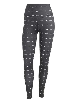 adidas x Moon Boot logo-print leggings - women - Polyester/Elastane - M - Grey