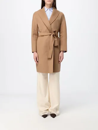 Max Mara Cappotto lungo a vestaglia Estremo in lana e cashmere con cintura