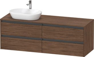 Duravit Duravit - Ketho.2 B&acirc;ti-support Pour Lavabo, D&eacute;coupe De La Vasque &Agrave;