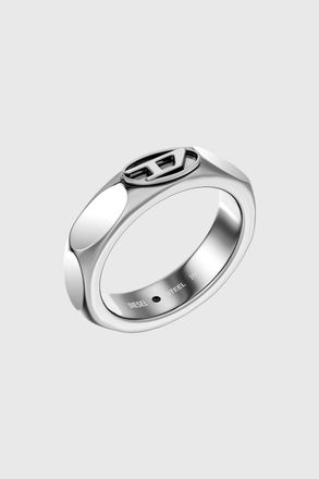 Diesel Stainless steel band ring - Rings - Unisex - Silver