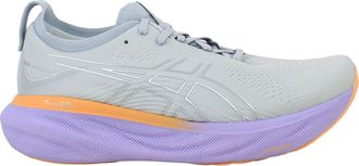 Asics Asics Gel-Nimbus 25 Womens Grey Running Shoes - Grey/Orange - Size UK 10.5
