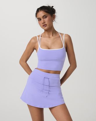 Vuori Clothing Daily Layered Tank Top | Hyacinth | XS, Size Extra Small