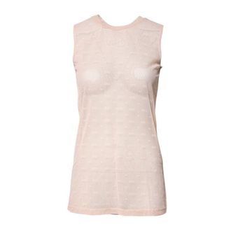 Dolce & Gabbana Womens Beige Nylon Blouse