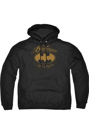 Gildan Batman La Adult Pull Over Hoodie / Hooded Sweatshirt