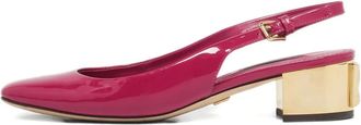 Dolce & Gabbana Pumps con tacco largo e cinturino posteriore - Rosa