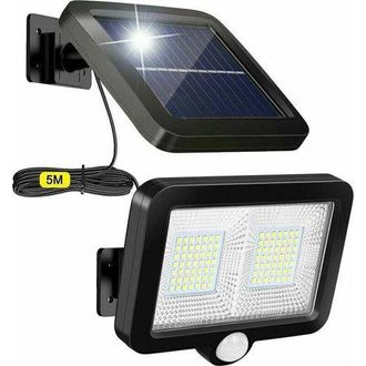 OEM L&aacute;mpara Solar Exterior Con Detector De Movimiento - 98 Led - Cable De 5 M - &Aacute;ngulo De Detecci&oacute;n De 120&deg; - Resistencia Al Agua Ip65