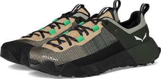 Salewa Wildfire Nxt Mens Hiking Boots Quicksand/Dark Olive : 10.5 M, Textile