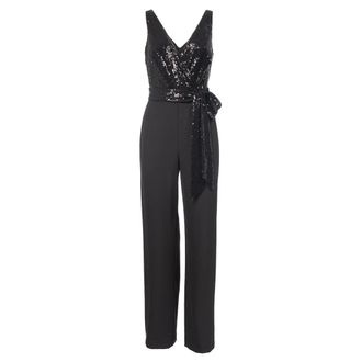 Ralph Lauren Elegante Comfortabele Jumpsuit - Dames - Jumpsuits - Zwart - L - Jumpsuits & Playsuits