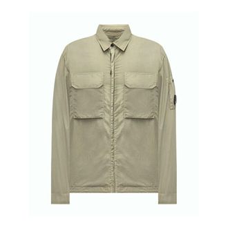 C.P. Company Light Jackets, male, Green, Size: M Giacca