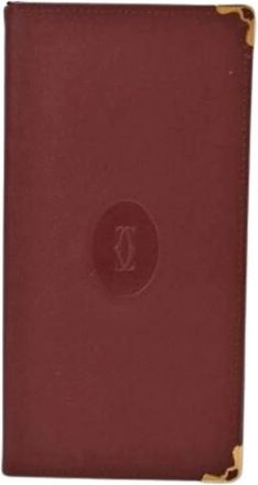 Cartier Pre-owned Must Long Wallet (bi-fold) - - Pre-owned - Donna - Rosso - ONE SIZE
