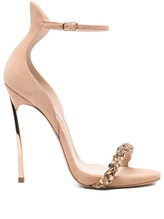 Casadei Cappa blade sandals - Neutrals