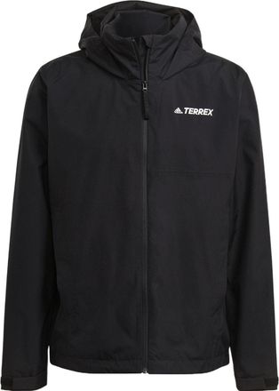adidas Solid Color Brand Logo Printing hooded Long Sleeves Jacket Black GI7296