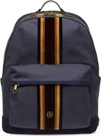 Bally Treckk striped-panel backpack - men - Nylon - One Size - Blue