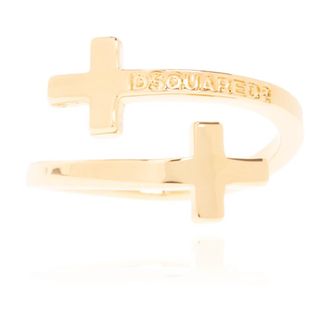 Dsquared2 Messing ring - Heren - Ringen - Geel - L - Accessoires