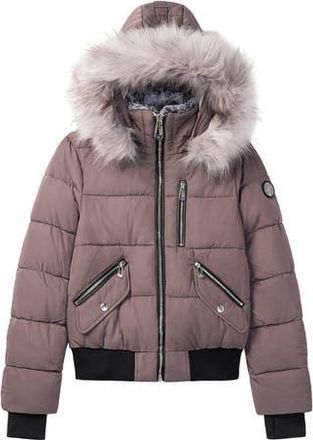 Noize Vic Heavyweight Bomber Jacket in Plum at Nordstrom Rack, Size X-Large