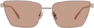 Ferragamo Ferragamo Brown Cat Eye Ladies Sunglasses SF331S 745 59