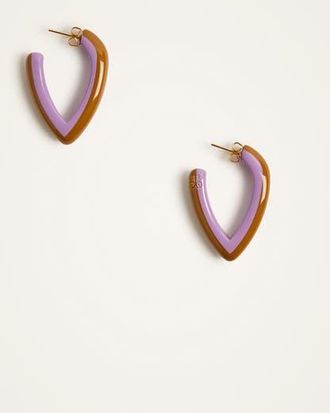 La DoubleJ Dew Earrings Bicolor Mini Bicolor Lilac at Nordstrom
