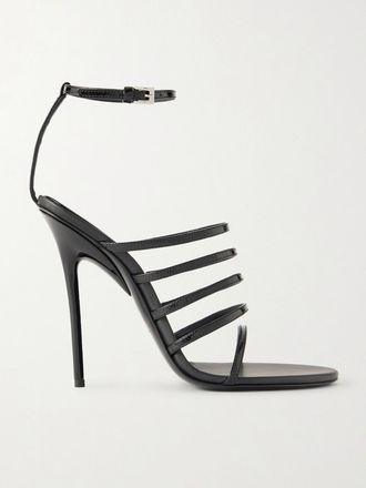 Alaia Sandali In Vernice 110 - Nero