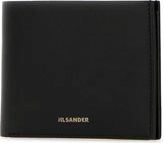 Jil Sander Mens Pocket Wallet Black Calf