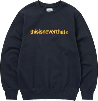 Thisisneverthat Felpa girocollo con stampa - Blu