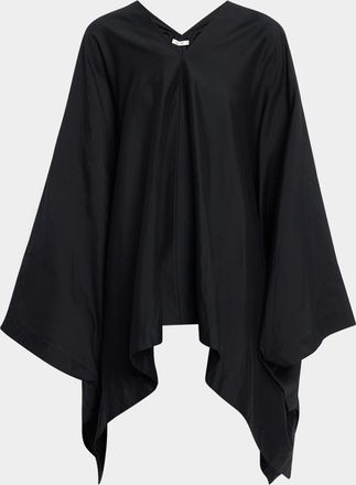 The Row Cedar Handkerchief Poncho Top