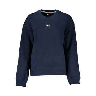 Tommy Hilfiger Sweatshirts, female, Blue, Size: XS Crew Neck Sweatshirt