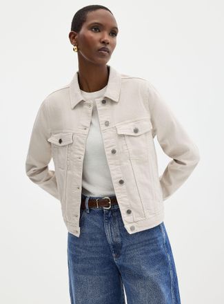 Contemporaine Womens Colourful stretch denim jacket