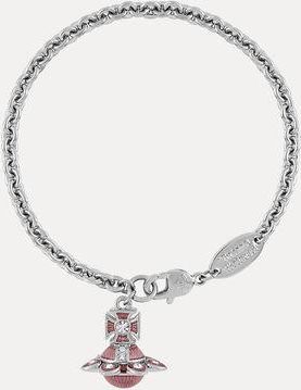Vivienne Westwood Capucine Bracelet Platinum-white-crystal-light-rose-enamel Platinum-white-crystal-light-rose-enamel Women
