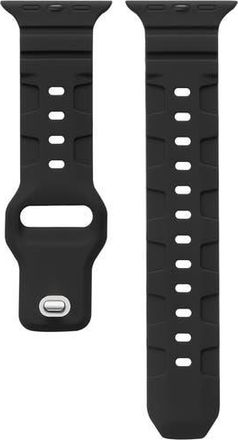Posh Tech Ridge Silicone 27mm Apple Watch Watchband in Black at Nordstrom Rack, Size 44Mm /45Mm /46Mm /49Mm