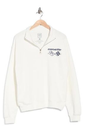 Goodie Two Sleeves Dodge Viper Zip Sweatshirt in White at Nordstrom Rack, Size Xx-Large