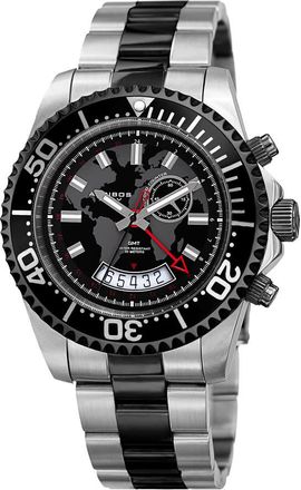 Akribos XXIV Mens Casual Quartz Black Dial Mens Watch P50173