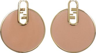 Fendi Roze Plexiglas Oorbellen