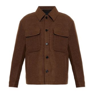 AllSaints Light Jackets, male, Brown, Size: 2XL Cayson Jacket