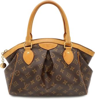 Louis Vuitton Brown Monogram Handbag Tote Bag (Pre-Owned)