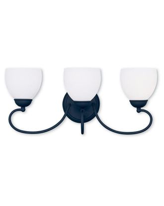 Livex Lighting Livex Brookside 3-Light Black Bath-Light