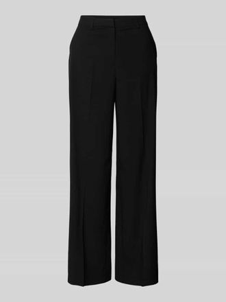 Pieces Bundfaltenhose mit Viskose-Anteil Modell ROSA in Black, Gr&ouml;&szlig;e XL/32