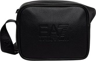 Emporio Armani Mini Crossbody Tas - Dames - Schoudertassen - Zwart - ONE Size - Polyester - Tassen