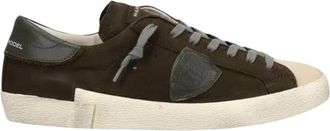 Philippe Model Sneakers van leer - Heren - Sneakers - Groen - 44 EU - Leer - Schoenen