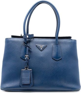 Prada Pre-owned Prada Saffiano Cuir Turnlock Twin Satchel FO8K3EB5FNK4UQEE