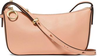 Kate Spade New York halo fine grain leather crossbody bag in Light Cantaloupe at Nordstrom