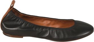 Lanvin Leren Ballerinas - Dames - Ballerinas - Zwart - 36 EU - Leer - Schoenen