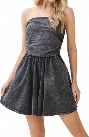 Final Touch Memphis Casual Romper In Vintage Black