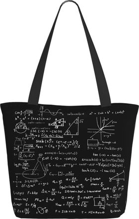 AOOEDM Interesting Geometric Mathematics Ladies Shopping Bag 13x11x7in.The Perfect ValentineS Day Gift.It Is The Best ValentineS Day Gift For Mom, Daughter, 