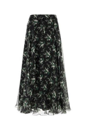 Dolce & Gabbana Multicolour Floral Print Skirt